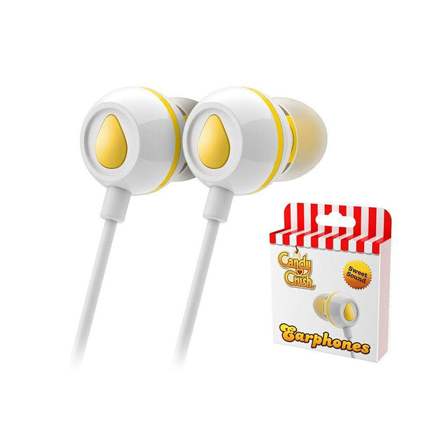 Candy Crush In Ear Headphones - Lemon