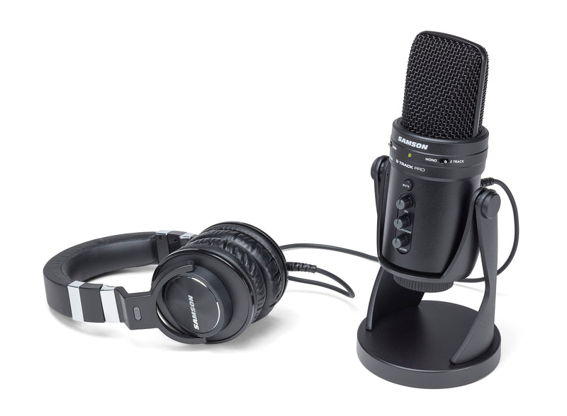 Samson G-Track Pro, USB Studio Microphone with Audio Interface