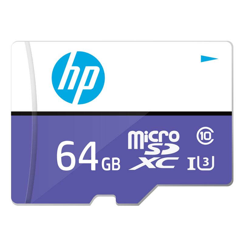 HP 64GB MicroSDXC Card with Adapter, U3, 100MB/s