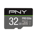 PNY Pro Elite 32GB MicroSDHC Card, A1, V30, U3, 100MB/s