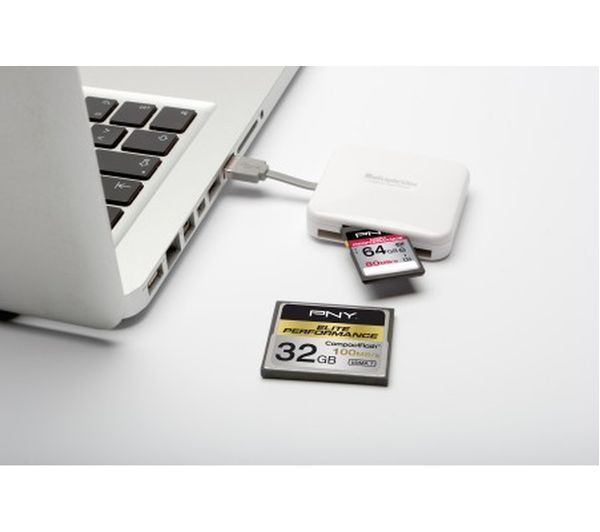 PNY All in One Card Reader for SD, MicroSD, CF, XD, MS Duo, MMC