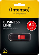 Intenso 64GB Business Line Sliding USB Flash Drive