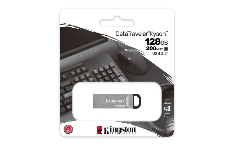 Kingston 128GB Data Traveller Kyson USB 3.2 Flash Drive