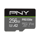 PNY Pro Elite 256GB MicroSDXC Card, A2, V30, U3, 100MB/s