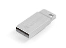 Verbatim 32GB Metal Executive Flash Drive, USB2.0 Silver