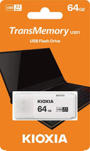 Kioxia Transmemory 64GB U301 USB 3.2 Gen1 Flash Drive White