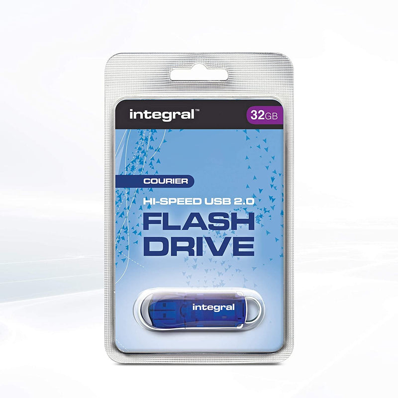 Integral 32GB  Courier USB Flash Drive Blue