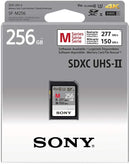 Sony 256GB M Series SDXC Card UHS-II, V60,277MB/s