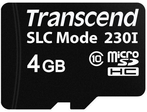 Transcend 4GB Industrial MicroSDHC Card, 3D NAND SLC Mode